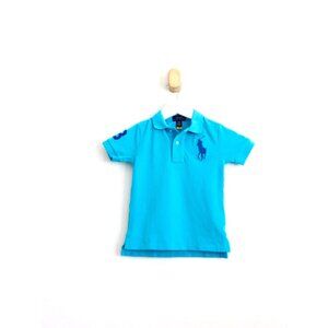 NEW! Polo Ralph Lauren Big Pony Polo Shirt Toddler Boys Blue SZ 2T